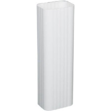 AMERIMAX HOME PRODUCTS 2x3 WHT ALU Downspout 2601000120